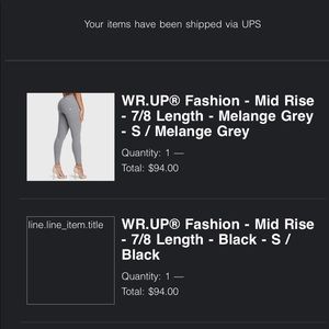 2 freddy pants melange gray and black. Unused.